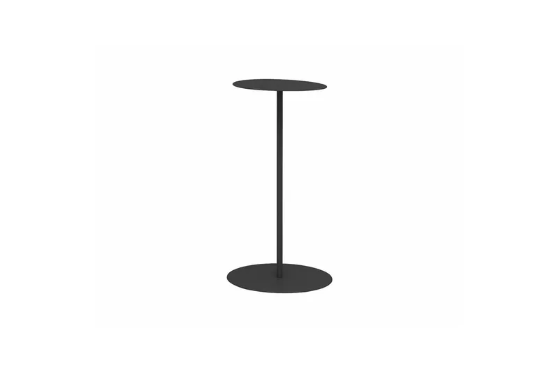 Sidebord Hillerstorp Jet Set Ø35x74 cm Sort - Sort - Havemøbler - Balkon - Balkonmøbler - Altanborde