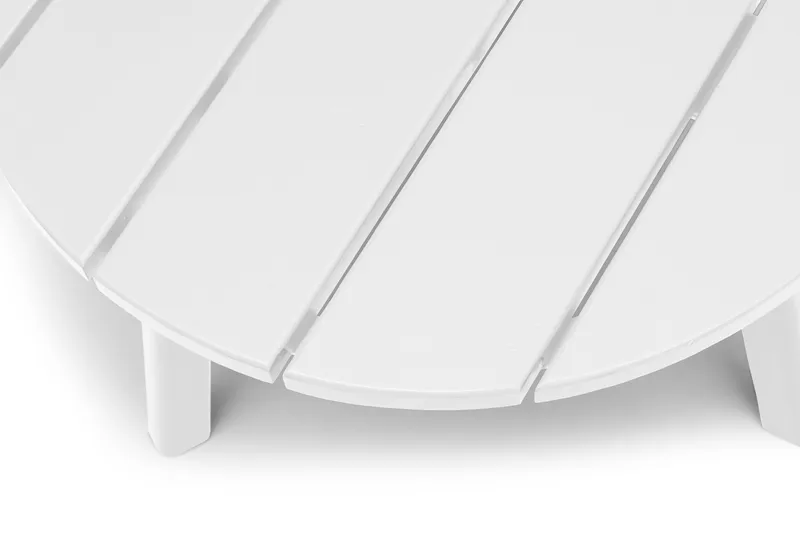 Sidebord Hillerstorp Tennessee Ø50 cm - Hvid - Havemøbler - Balkon - Balkonmøbler - Altanborde