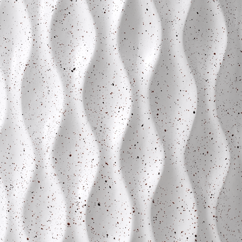 Sidebord udendørs Antelao 37 cm terrazzoeffekt - Hvid - Havemøbler - Balkon - Balkonmøbler - Altanborde