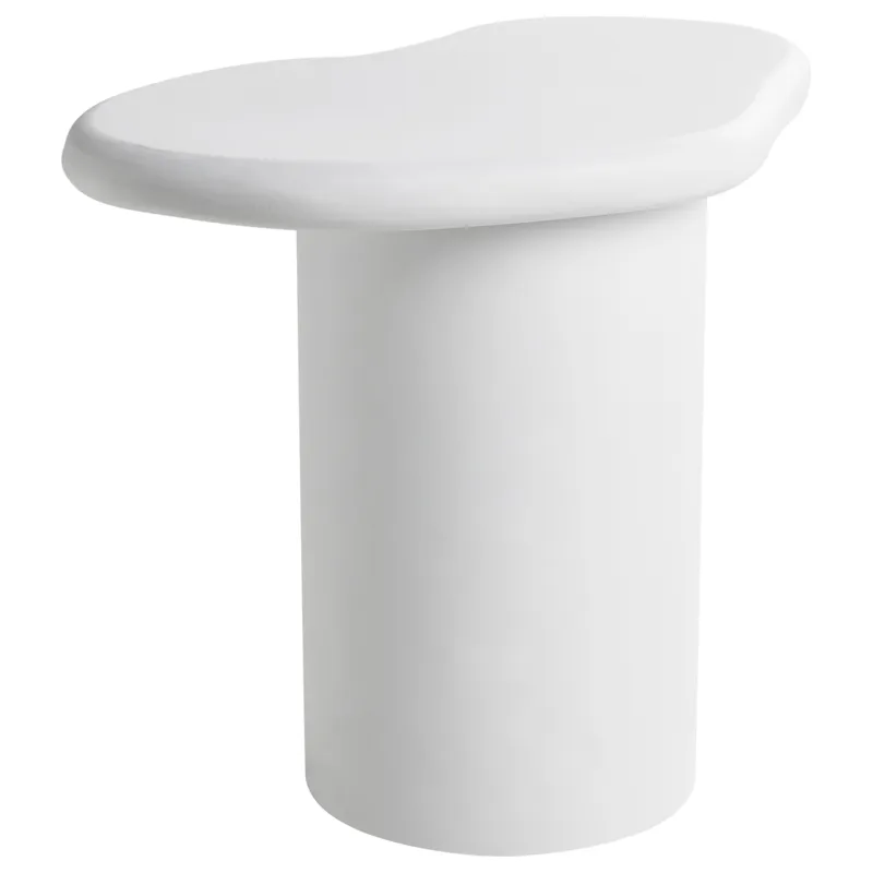 Sidebord udendørs Arsoli 43x58 cm, Hvid