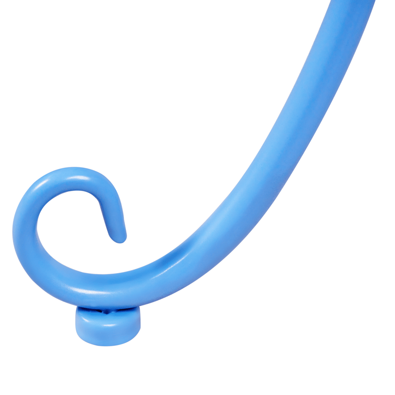 Sidebord udendørs Cavinia 40 cm Jern - Lyseblå - Havemøbler - Balkon - Balkonmøbler - Altanborde