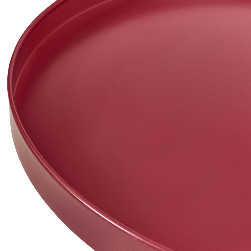 Sidebord udendørs Cavinia 40 cm Jern - vinrød - Havemøbler - Balkon - Balkonmøbler - Altanborde