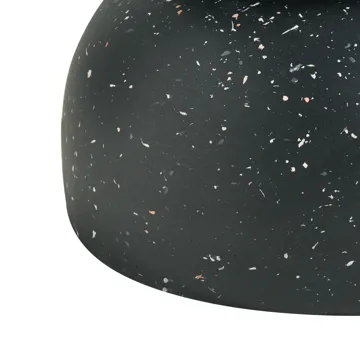 Sidebord udendørs Faliro 37 cm 37 cm terrazzoeffekt - Sort - Havemøbler - Balkon - Balkonmøbler - Altanborde