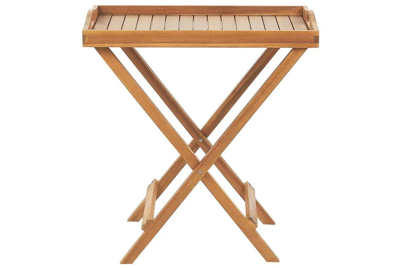 Sidobord Beliani Java Light wood - Havemøbler - Balkon - Balkonmøbler - Altanborde