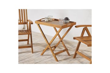 Sidobord Beliani Java Light wood - Havemøbler - Balkon - Balkonmøbler - Altanborde