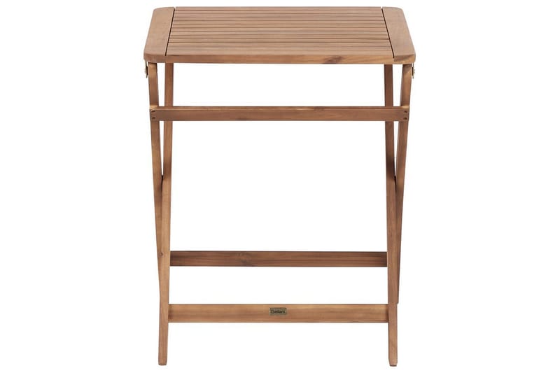 Sidobord Beliani Paraggi Light wood - Havemøbler - Balkon - Balkonmøbler - Altanborde