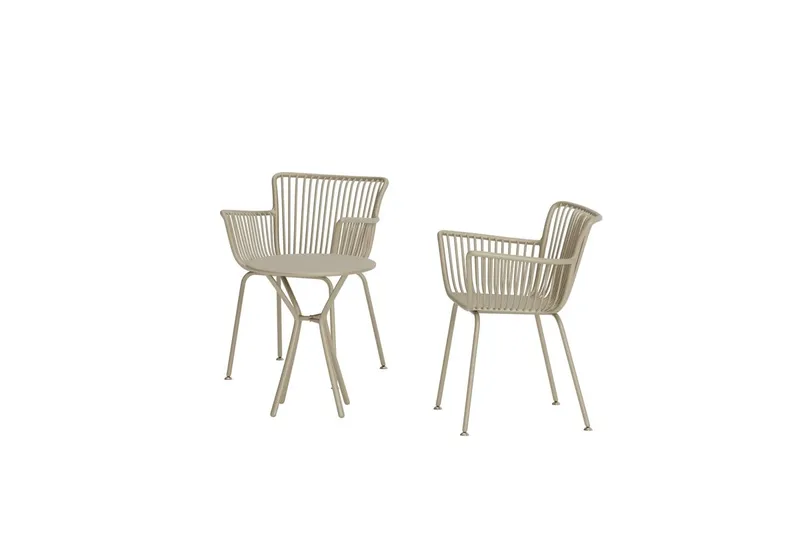 Sifnos cafésæt udendørs - Beige - Havemøbler - Balkon - Balkonmøbler - Altansæt