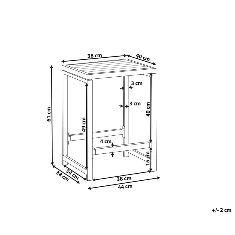 Skammel Avetrana - Havemøbler - Balkon - Balkonmøbler - Altanstole