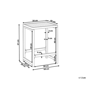 Skammel Avetrana - Havemøbler - Balkon - Balkonmøbler - Altanstole