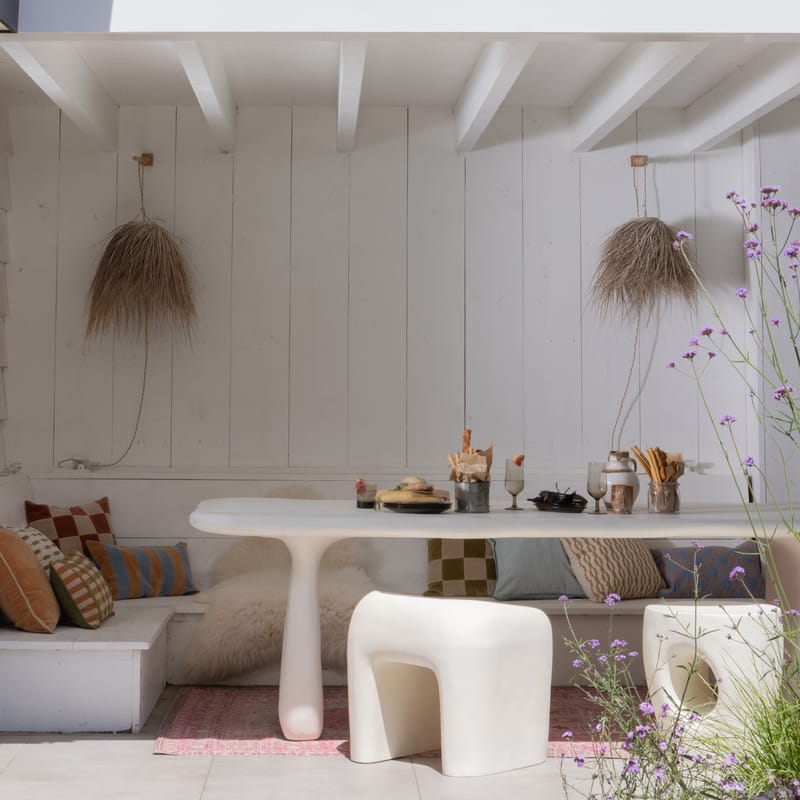 Skammel Nivo 52 cm udendørs - Natur - Havemøbler - Balkon - Balkonmøbler - Altanstole