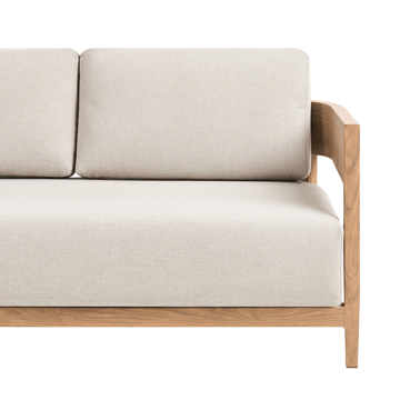 Sofa udendørs med bord 2-personers Sampieri - Brun/Beige - Havemøbler - Loungemøbler - Sofagrupper udendørs