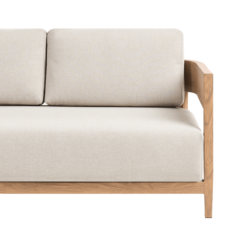 Sofa udendørs med bord 2-personers Sampieri - Brun/Beige - Have - Udendørs miljø - Altan & terrasse - Altanmøbler