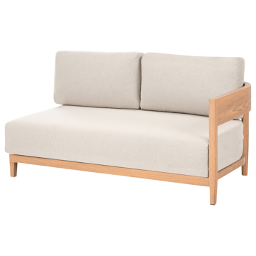 Sofa udendørs med bord 2-personers Sampieri - Brun/Beige - Havemøbler - Loungemøbler - Sofagrupper udendørs