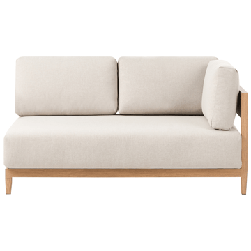 Sofa udendørs med bord 2-personers Sampieri - Brun/Beige - Havemøbler - Loungemøbler - Sofagrupper udendørs