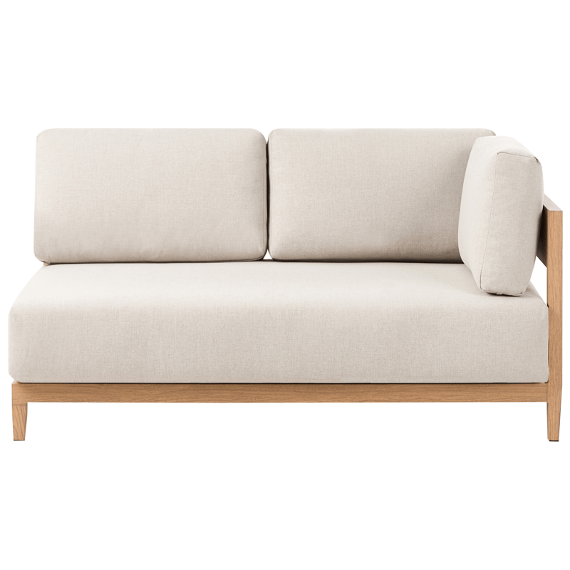 Sofa udendørs med bord 2-personers Sampieri - Brun/Beige - Have - Udendørs miljø - Altan & terrasse - Altanmøbler