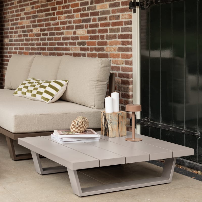 Sofabord Bear 87 cm udendørs - Sand - Havemøbler - Balkon - Balkonmøbler - Altanborde