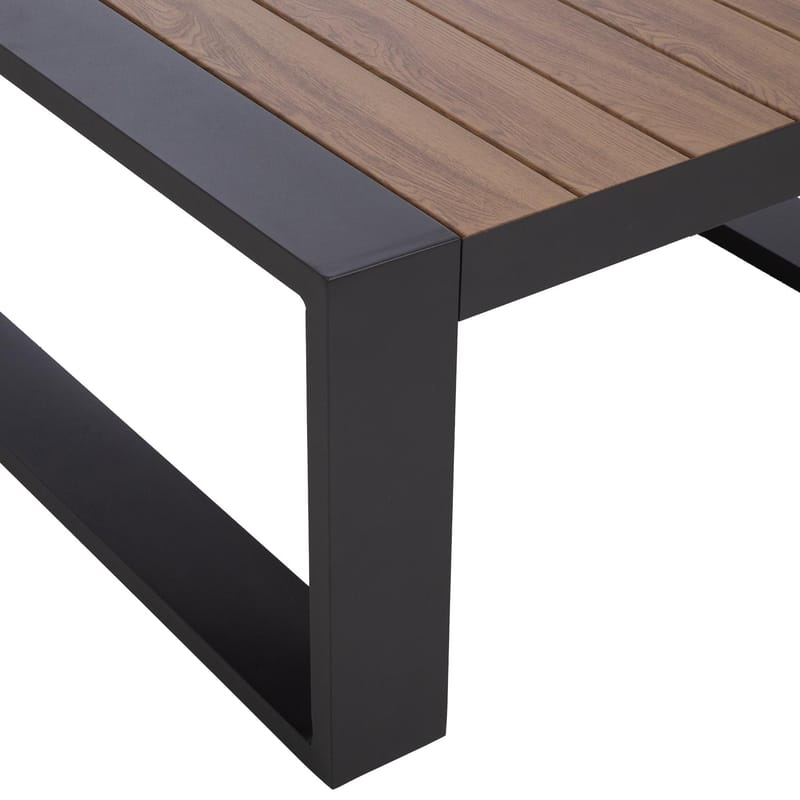 Sofabord HOME4YOU Fuller 83x83x42 cm - Grå - Havemøbler - Balkon - Balkonmøbler - Altanborde