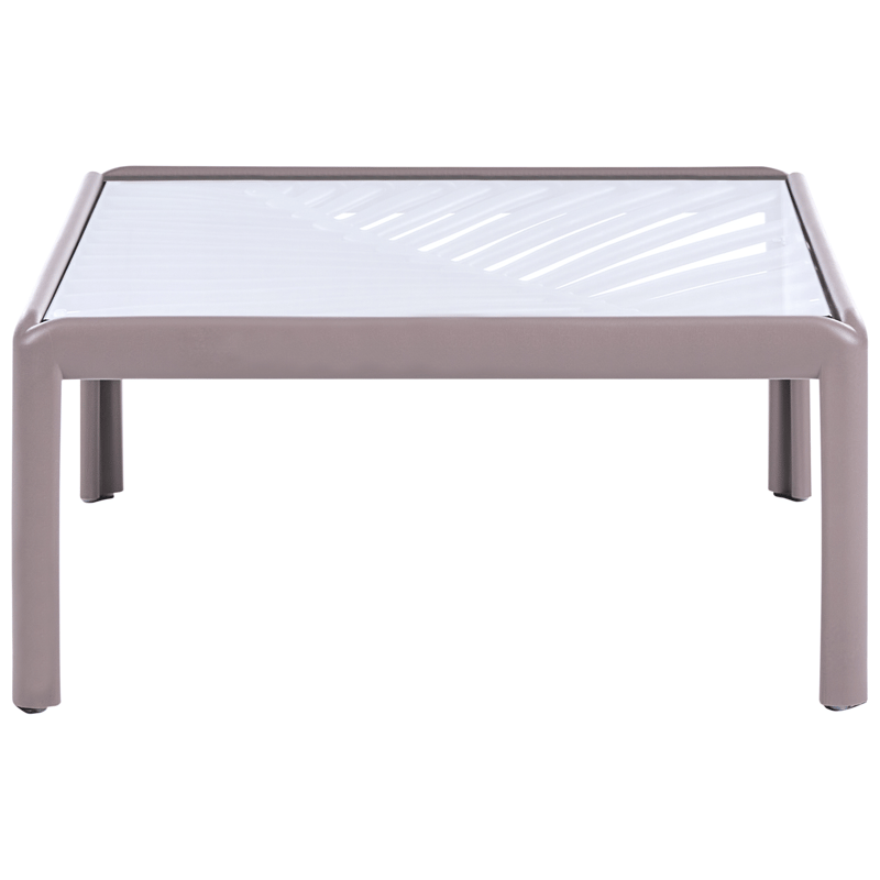 Sofabord udendørs Ferretti 69 cm - Grå/Beige - Havemøbler - Balkon - Balkonmøbler - Altanborde