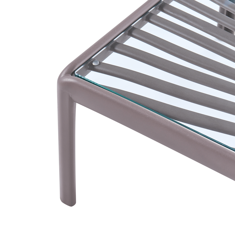 Sofabord udendørs Ferretti 69 cm - Grå/Beige - Havemøbler - Balkon - Balkonmøbler - Altanborde