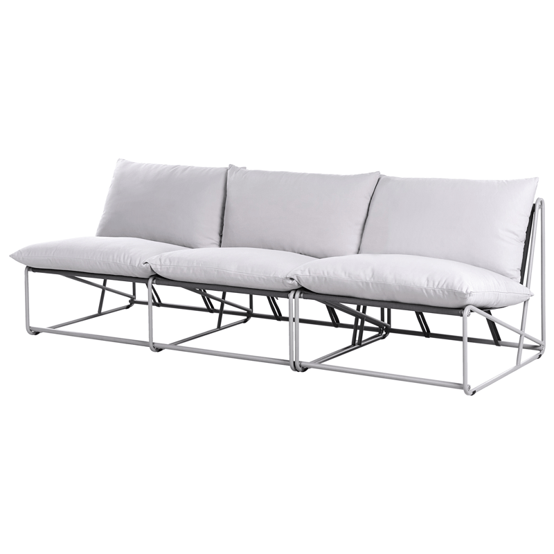 Sofagruppe udendørs 3-personers Pico - Grå - Have - Udendørs miljø - Altan & terrasse - Altanmøbler