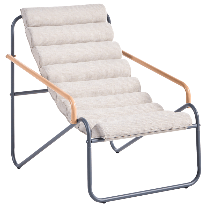 Sofagruppe udendørs med bord 2-personers Pasto - Grå/Beige - Havemøbler - Balkon - Balkonmøbler - Altansæt