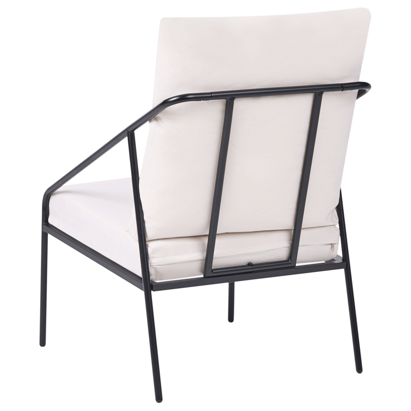 Sofagruppe udendørs med bord 4-personers Ustica - Sort/Hvid - Have - Udendørs miljø - Altan & terrasse - Altanmøbler