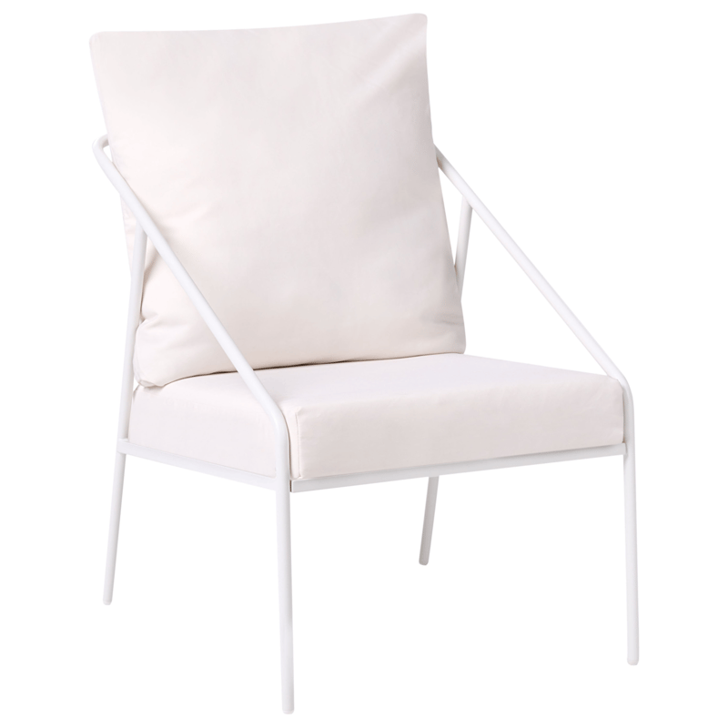Sofagruppe udendørs med bord 4-personers Ustica - Hvid/Sort - Have - Udendørs miljø - Altan & terrasse - Altanmøbler