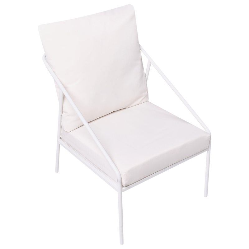 Sofagruppe udendørs med bord 4-personers Ustica - Hvid/Sort - Have - Udendørs miljø - Altan & terrasse - Altanmøbler