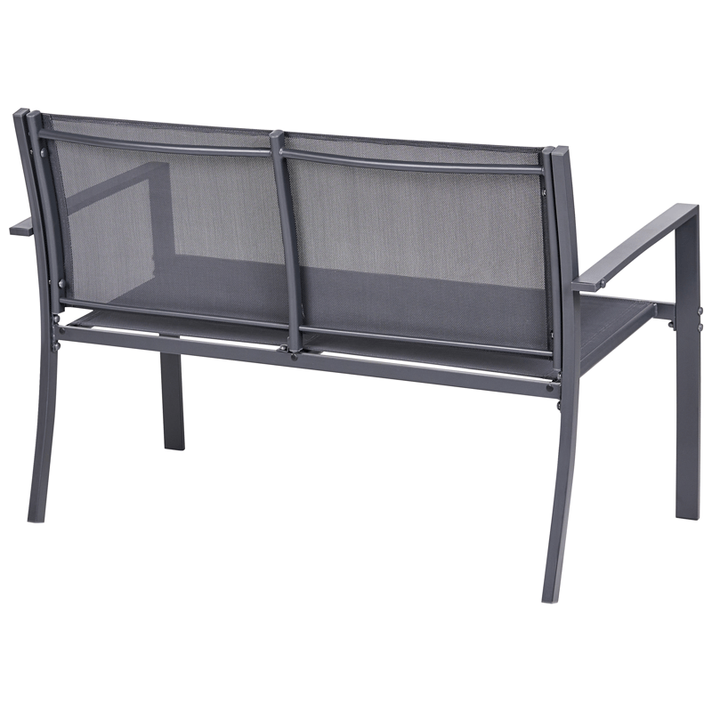 Sofagruppe udendørs med bord 4-personers Tavoleto - Mørkegrå - Have - Udendørs miljø - Altan & terrasse - Altanmøbler