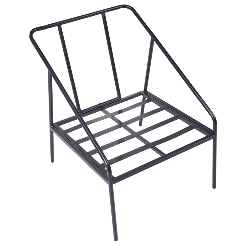 Sofagruppe udendørs med bord 4-personers Ustica - Sort/Hvid - Have - Udendørs miljø - Altan & terrasse - Altanmøbler