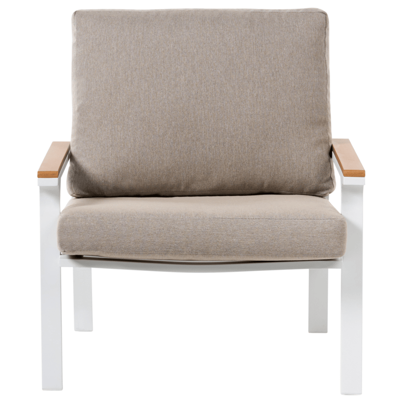 Sofagruppe udendørs med bord 4-personers Orero - Beige/Hvid/Brun - Have - Udendørs miljø - Altan & terrasse - Altanmøbler