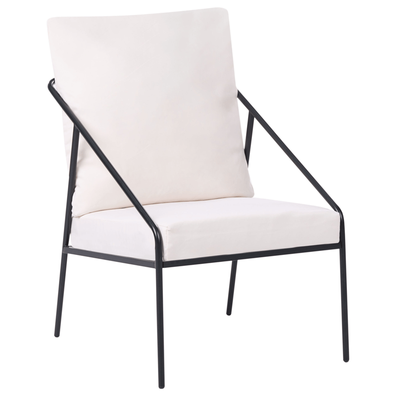 Sofagruppe udendørs med bord 4-personers Ustica - Sort/Hvid - Have - Udendørs miljø - Altan & terrasse - Altanmøbler