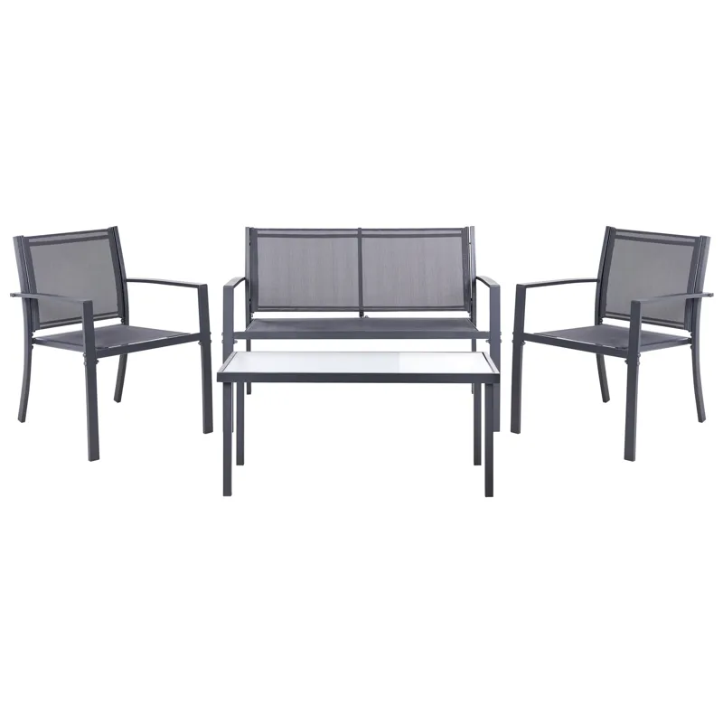Sofagruppe udendørs med bord 4-personers Tavoleto, Mørkegrå