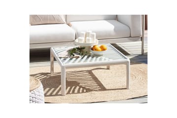 Soffbord Beliani Ferretti Beige - Havemøbler - Balkon - Balkonmøbler - Altanborde