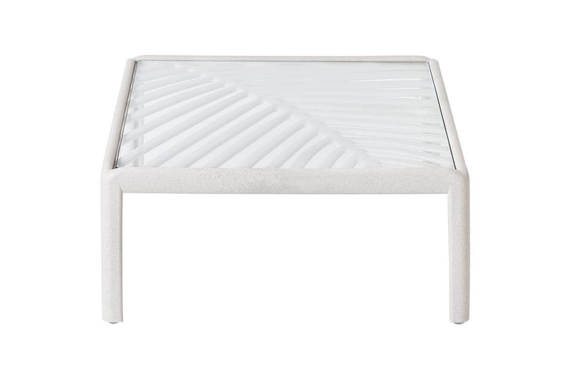 Soffbord Beliani Ferretti Beige - Havemøbler - Balkon - Balkonmøbler - Altanborde