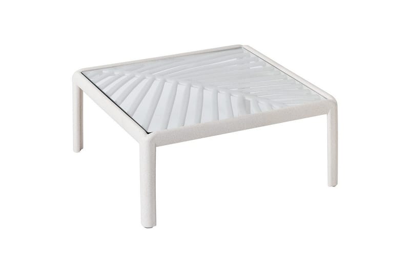 Soffbord Beliani Ferretti Beige - Havemøbler - Balkon - Balkonmøbler - Altanborde
