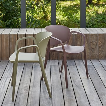 Spisebordsstol Bent udendørs - Grøn - Havemøbler - Balkon - Balkonmøbler - Altanstole