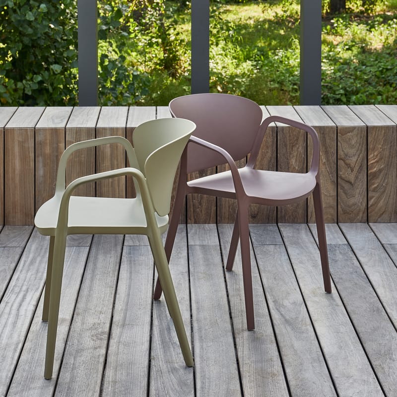 Spisebordsstol Bent udendørs - Grøn - Havemøbler - Balkon - Balkonmøbler - Altanstole