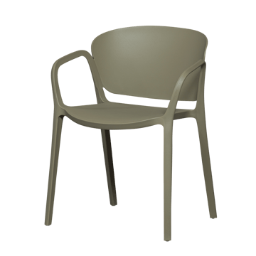 Spisebordsstol Bent udendørs - Grøn - Havemøbler - Balkon - Balkonmøbler - Altanstole