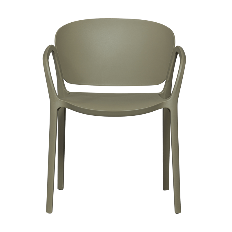 Spisebordsstol Bent udendørs - Grøn - Havemøbler - Balkon - Balkonmøbler - Altanstole