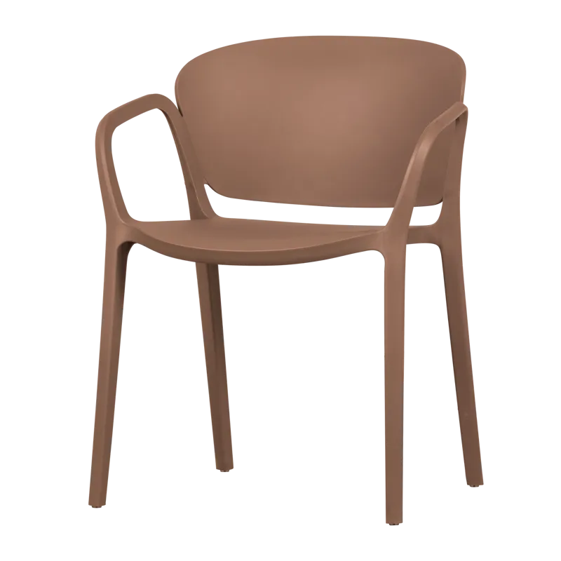 Spisebordsstol Bent udendørs, Laksefarvet