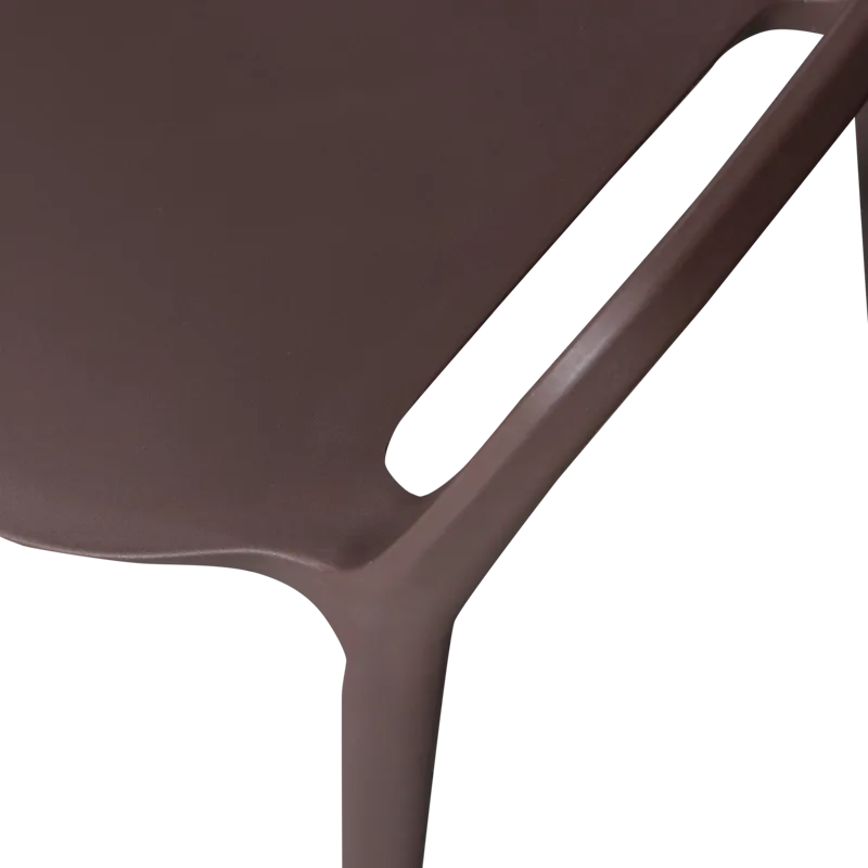 Spisebordsstol Bent udendørs - Lilla/Brun - Havemøbler - Balkon - Balkonmøbler - Altanstole