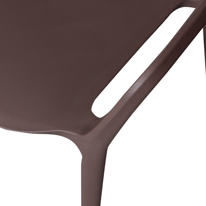 Spisebordsstol Bent udendørs - Lilla/Brun - Havemøbler - Balkon - Balkonmøbler - Altanstole