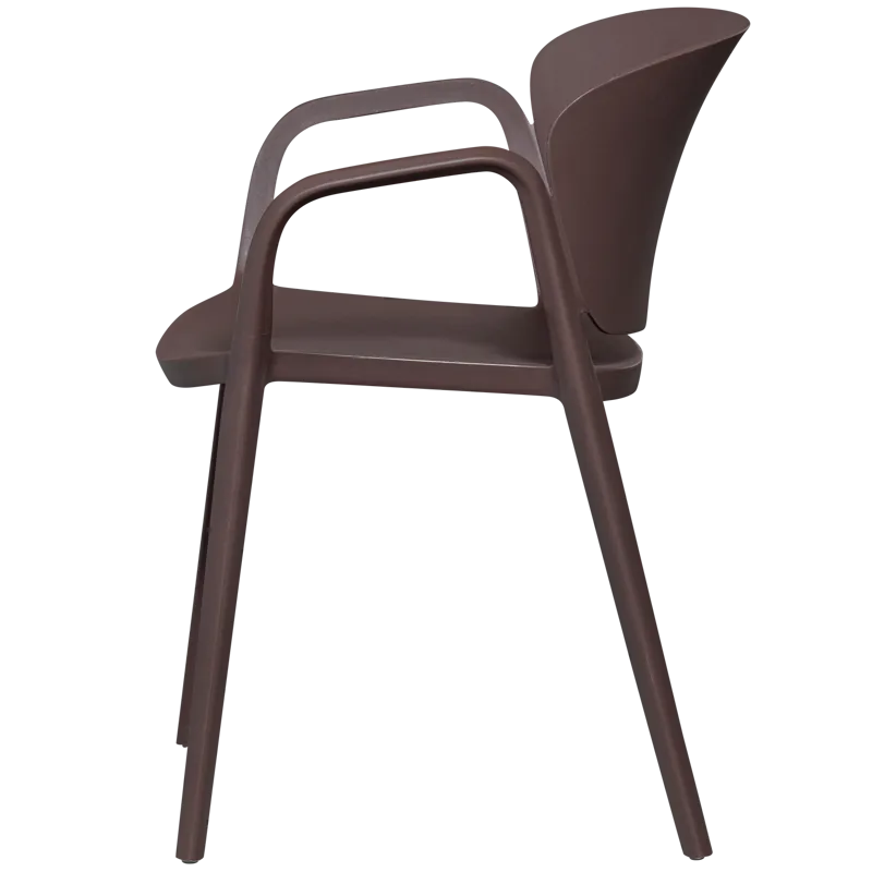 Spisebordsstol Bent udendørs - Lilla/Brun - Havemøbler - Balkon - Balkonmøbler - Altanstole
