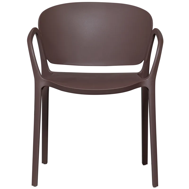 Spisebordsstol Bent udendørs - Lilla/Brun - Havemøbler - Balkon - Balkonmøbler - Altanstole