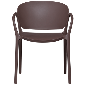 Spisebordsstol Bent udendørs - Lilla/Brun - Havemøbler - Balkon - Balkonmøbler - Altanstole