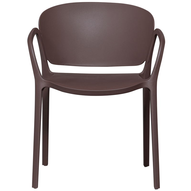 Spisebordsstol Bent udendørs - Lilla/Brun - Havemøbler - Balkon - Balkonmøbler - Altanstole