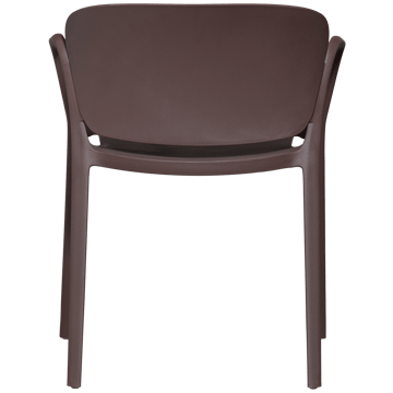 Spisebordsstol Bent udendørs - Lilla/Brun - Havemøbler - Balkon - Balkonmøbler - Altanstole