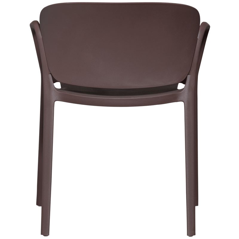 Spisebordsstol Bent udendørs - Lilla/Brun - Havemøbler - Balkon - Balkonmøbler - Altanstole