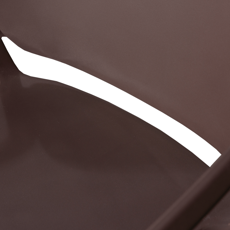 Spisebordsstol Bent udendørs - Lilla/Brun - Havemøbler - Balkon - Balkonmøbler - Altanstole